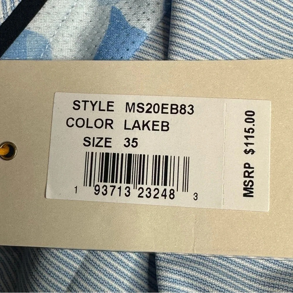 NWT Peter Millar Crown Sport Palm Carrboro Performance Short. Sz: 35 - Picture 11 of 11